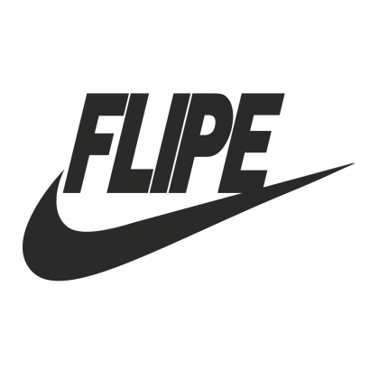Flipe Adaptación del logotipo de una conocida marca deportiva Flipe.