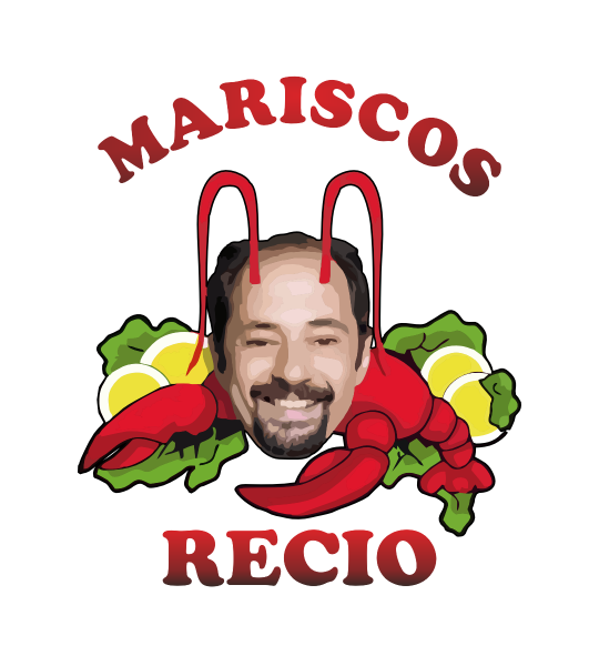 mariscos-recio Logotipo de Mariscos Recio, de Aquí No Hay QUien Viva y La Que Se Avecina.