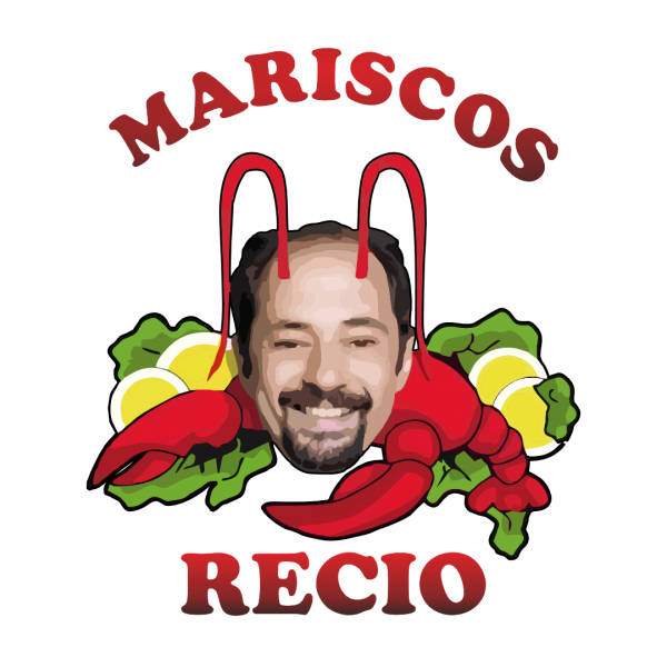 Logotipo de Mariscos Recio, de Aquí No Hay QUien Viva y La Que Se Avecina.