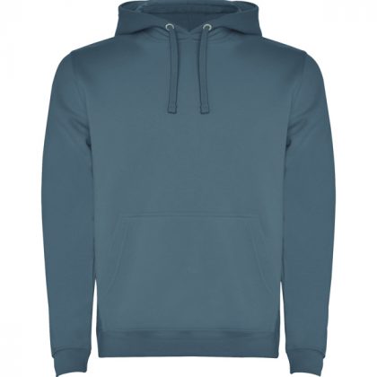 Sudadera con capucha y bolsillo Azul Tormenta