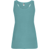 Camiseta de tirantes mujer parte delantera color Azul Dusty